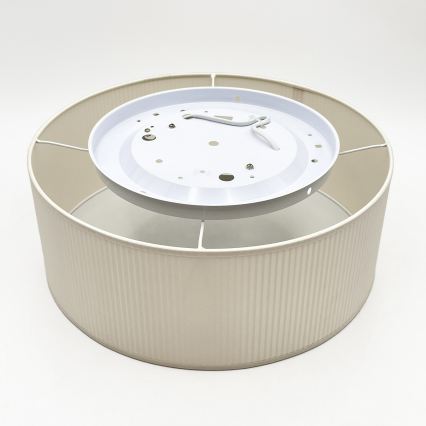 Потолочно осветително тяло SIRJA PLISADO 2xE27/15W/230V, Ø 35 см, кремаво