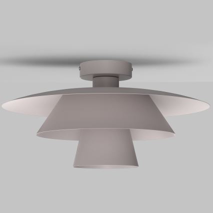 Потолъчно осветително тяло PLATO 1xE27/15W/230V Ø 32 см кремово