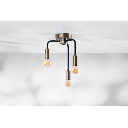 Повърхностен полилей SAGA 3xE27/40W/230V