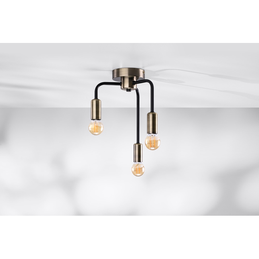Повърхностен полилей SAGA 3xE27/40W/230V