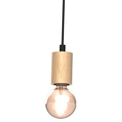 Повърхностен полилей VIGA 3xE27/60W/230V дървен