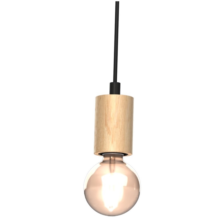 Повърхностен полилей VIGA 5xE27/60W/230V дървен