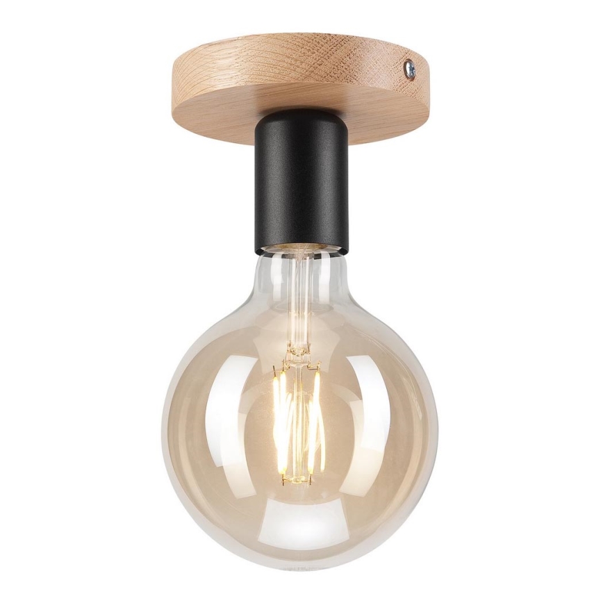 Повърхностен полилей VITO OAK 1xE27/60W/230V дъб
