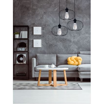 повърхностно монтиран Полилей BOCCA 3xE27/60W/230V