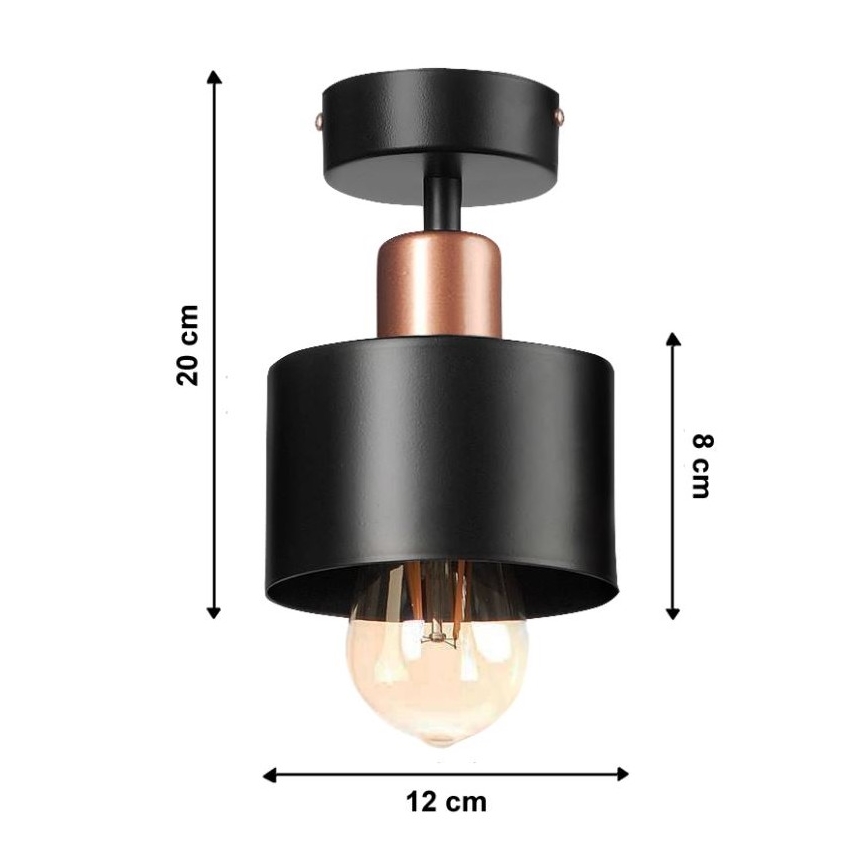 повърхностно монтиран Полилей BODO 1xE27/60W/230V