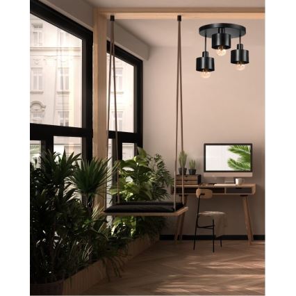 повърхностно монтиран Полилей BODO 3xE27/60W/230V