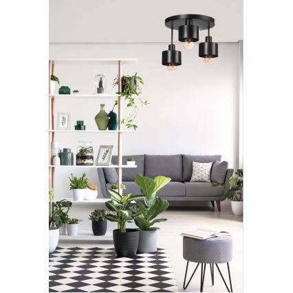 повърхностно монтиран Полилей BODO 3xE27/60W/230V