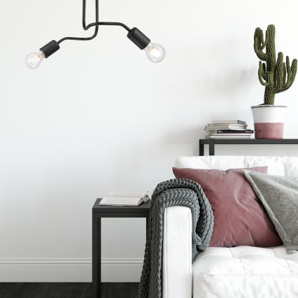 повърхностно монтиран Полилей CHARLIE 2xE27/60W/230V