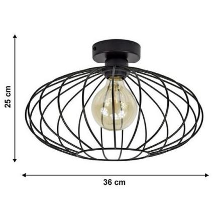 повърхностно монтиран Полилей EARTH L 1xE27/60W/230V