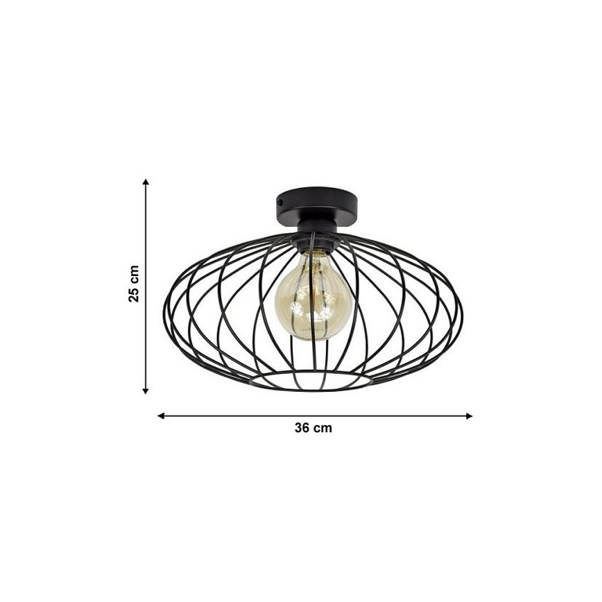 повърхностно монтиран Полилей EARTH L 1xE27/60W/230V