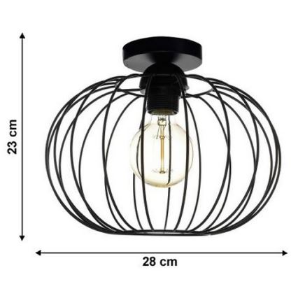 повърхностно монтиран Полилей EARTH L 1xE27/60W/230V