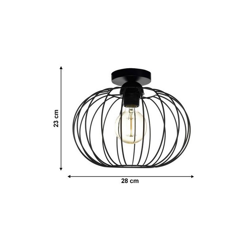 повърхностно монтиран Полилей EARTH L 1xE27/60W/230V