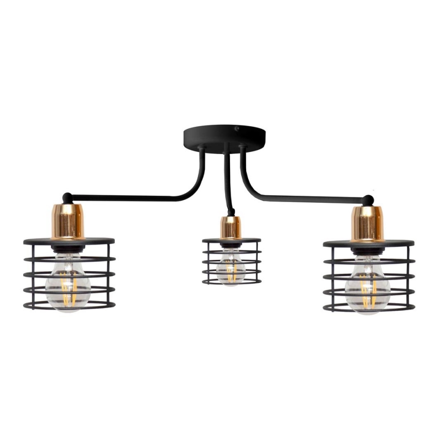 повърхностно монтиран Полилей EDISON 3xE27/15W/230V