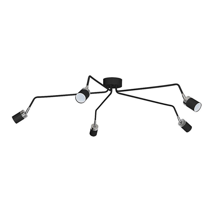 повърхностно монтиран Полилей JOKER 5xGU10/25W/230V черна