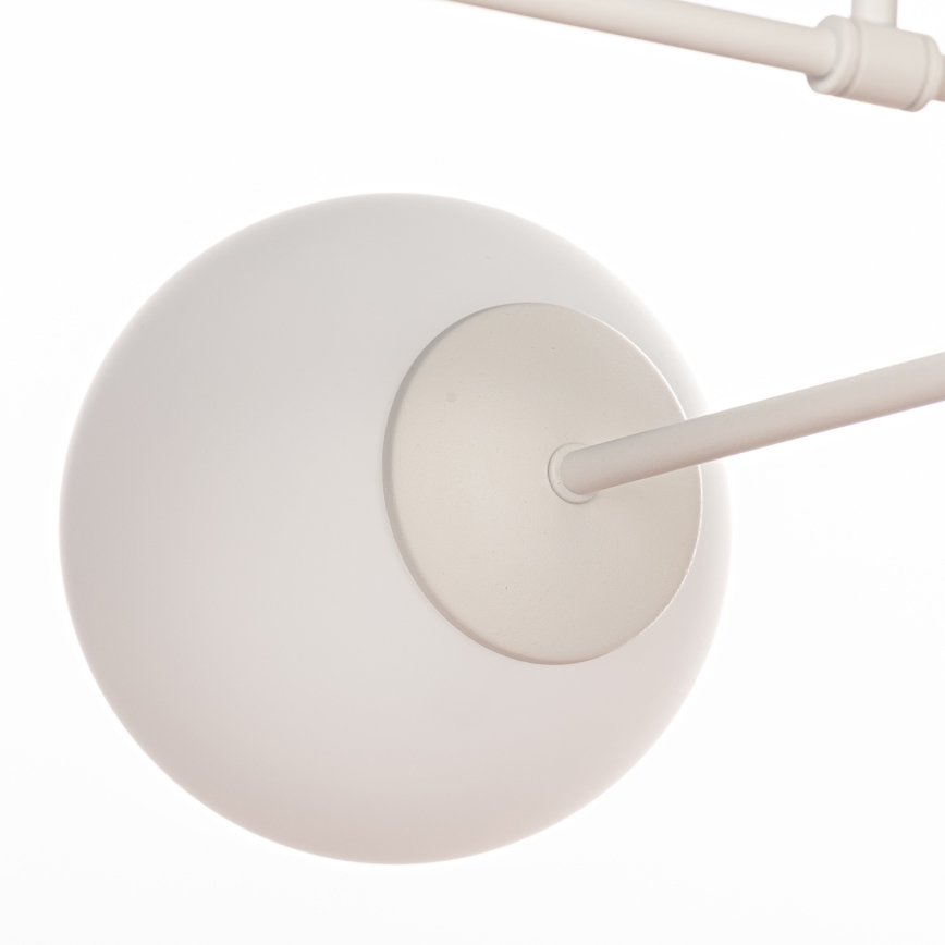 Повърхностно монтиран полилей MOON 4xE27/15W/230V кремав