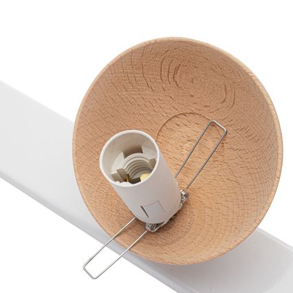 повърхностно монтиран Полилей SFERA WOOD 3xE14/40W/230V
