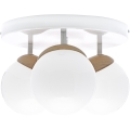 повърхностно монтиран Полилей SFERA WOOD 3xE14/40W/230V