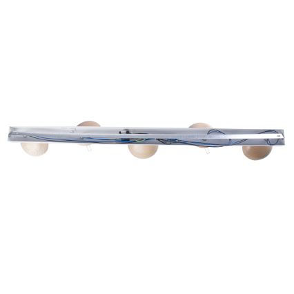 повърхностно монтиран Полилей SFERA WOOD 5xE14/40W/230V