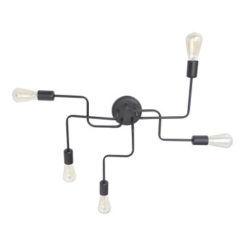 повърхностно монтиран Полилей TUBE 5xE27/15W/230V