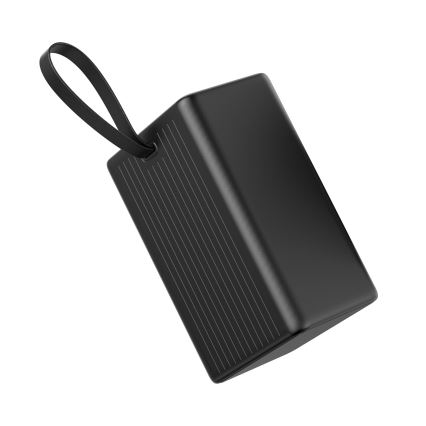 Преносима батерия 80000 mAh, 65 W Power Delivery, 4xUSB-A + 2xUSB-C, с LED фенер и USB-C кабел 1m, черна