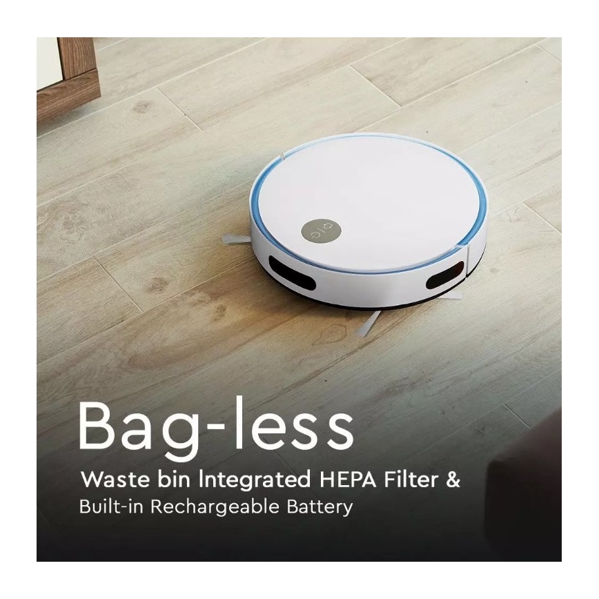 Прахосмукачка робот бяла/синя + дистанционно управление