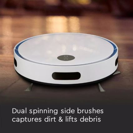 Прахосмукачка робот бяла/синя + дистанционно управление