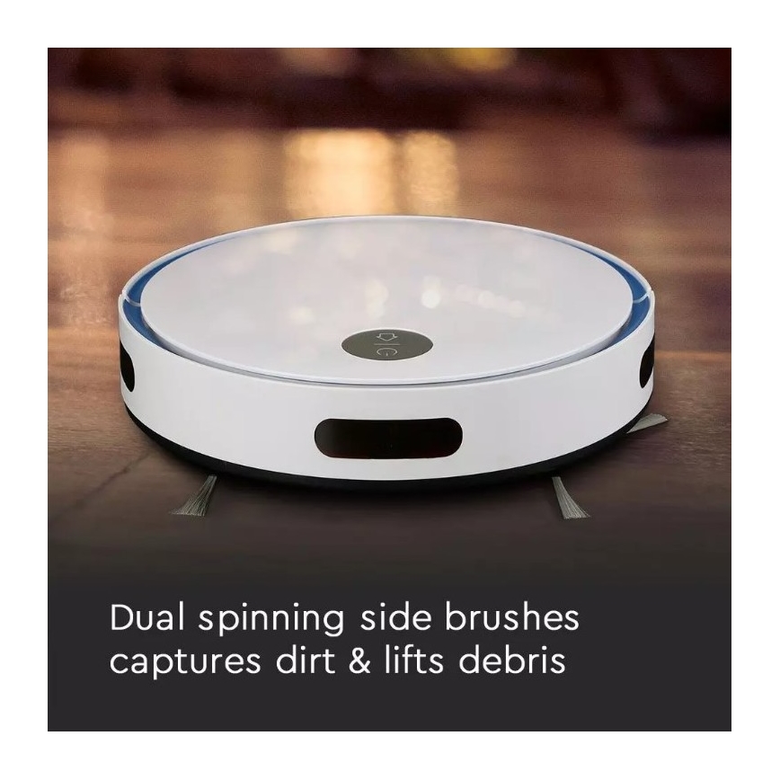 Прахосмукачка робот бяла/синя + дистанционно управление