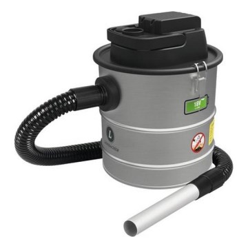 Прахосмукачка за пепел с акумулаторно захранване и HEPA филтър 12 l 110W/18V 2000 mAh матов хром