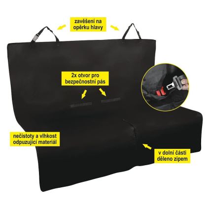 Предпазно одеяло за кола за куче 140x140 см