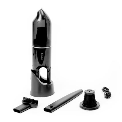 Преносим акумулаторен прахосмукачка за кола 75W/2000 mAh черен