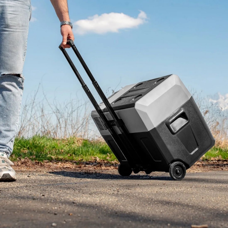 Преносим хладилник за кола с LCD дисплей 40 l 230V/12V/24V черен