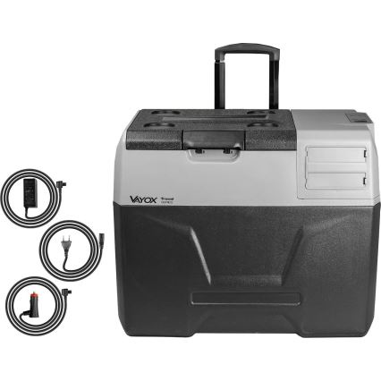 Преносим хладилник за кола с LCD дисплей 40 l 230V/12V/24V черен