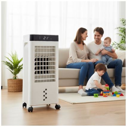 Преносим изпарителен климатик VIENTO COOL 65W/230V бял + дистанционно управление