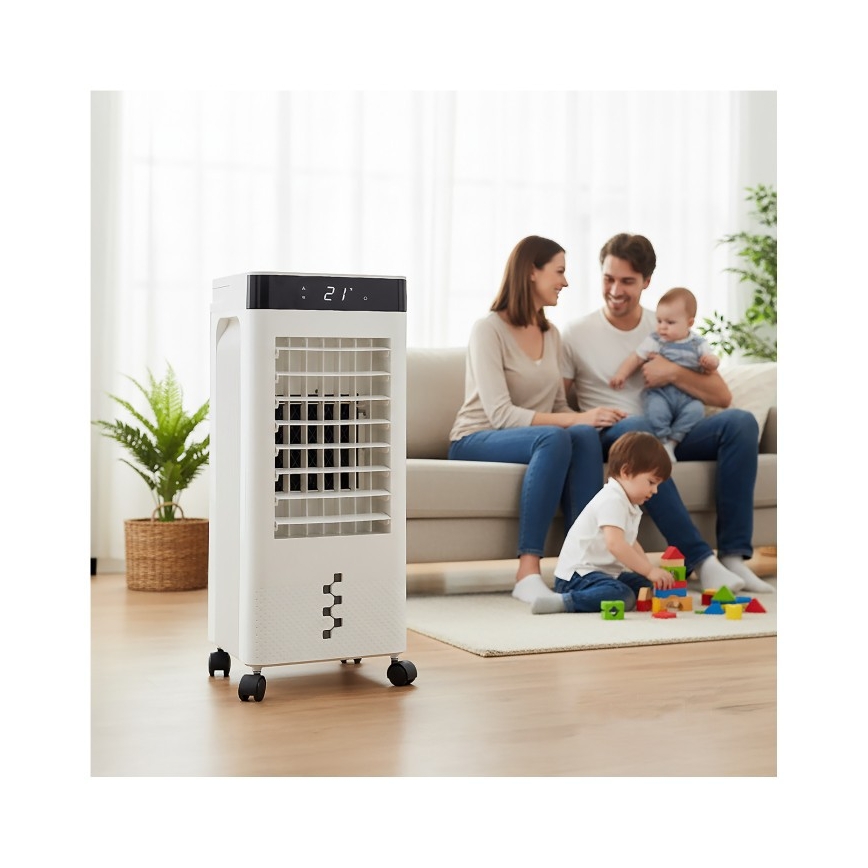 Преносим изпарителен климатик VIENTO COOL 65W/230V бял + дистанционно управление