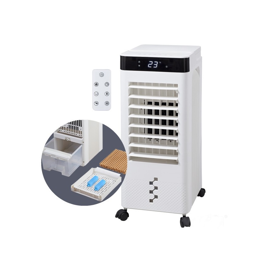 Преносим изпарителен климатик VIENTO COOL 65W/230V бял + дистанционно управление