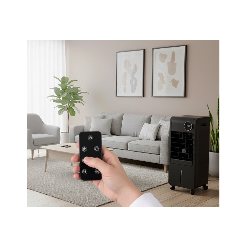 Преносим охладител на въздуха VIENTO COOL-R 65W/230V черен + дистанционно управление