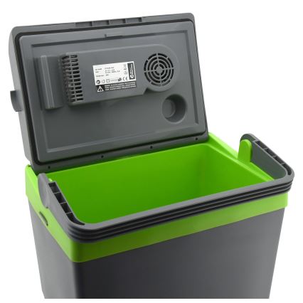 Преносима хладилна кутия 22 l 55W/12V/230V сива/зелена