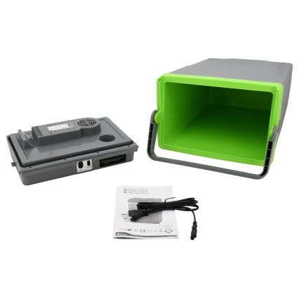Преносима хладилна кутия 22 l 55W/12V/230V сива/зелена