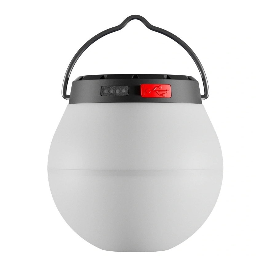 Преносима соларна LED лампа LUMINA ORB — регулируема яркост, зареждаема, 5V 800 mAh