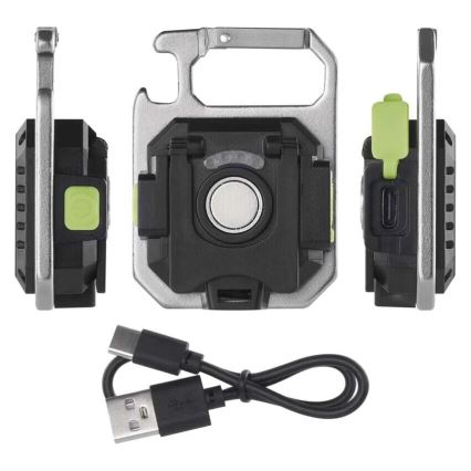 LED презареждаем фенер LED/USB/3,7V IP44 750 lm 400 mAh