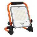 Презареждаем LED прожектор със стойка LED/30W/3,2V 4500K 5000 mAh IP65 оранжев