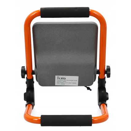 Презареждаем LED прожектор със стойка LED/30W/3,2V 4500K 5000 mAh IP65 оранжев