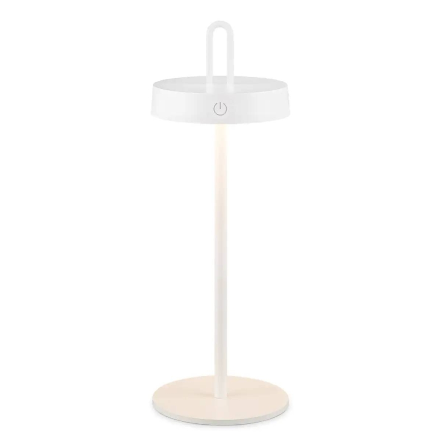 LED димируема външна презареждаема сензорна настолна лампа SHINE LED/1,5W/3,7V 3000 mAh IP44 бяла