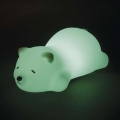 Презареждаема LED RGB сензорна нощна лампа LED/3,7V 1200 mAh мече