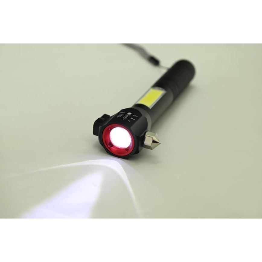 Презареждаемо LED фенерче 3W/5V 200 lm 1200 mAh