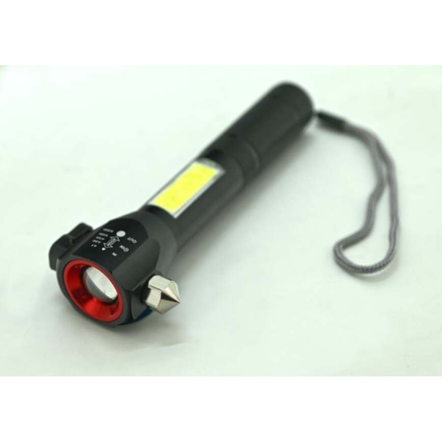Презареждаемо LED фенерче 3W/5V 200 lm 1200 mAh