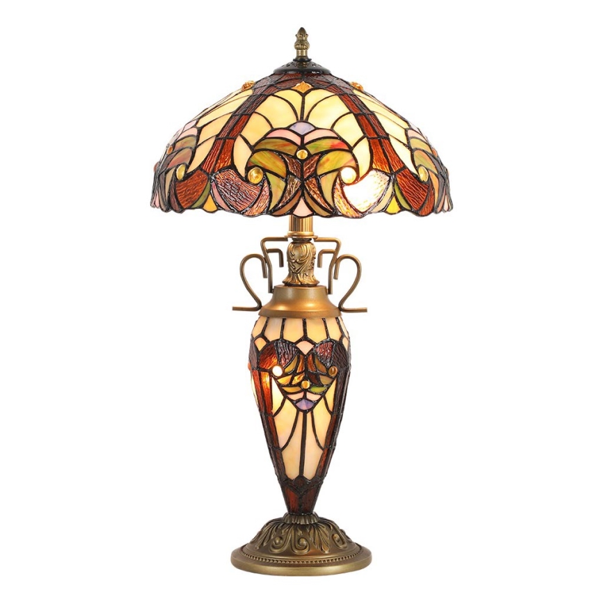Prezent 1702 - Настолна лампа TIFFANY 2xE27/60W + 1xE14/7W/230V
