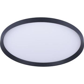 Prezent 17311 - LED таванно осветително тяло ADRA LED/42W/230V + LED/13W 3000/4000/6000K Ø 48,5 cm черно
