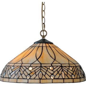 Prezent 241 - Полилей на верига TIFFANY 2xE27/60W/230V