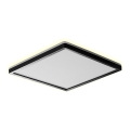 Prezent 27311 - LED Плафон за баня CORDIA SQ LED/12W/230V 3000/6000K IP54 черен
